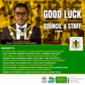 ALL THE BEST TO THE MATRIC CLASS OF 2025 ON THEIR FINAL EXAMINATION